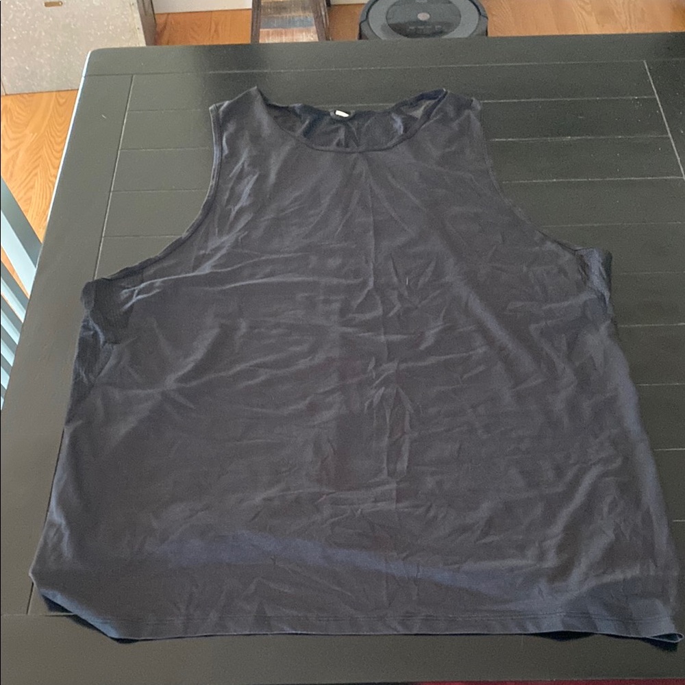lululemon men’s black muscle tank top